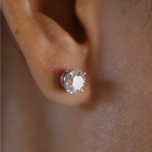 4 carat Diamond earrings GIA Certified Lab Grown Diamonds - Picture 3 of 6